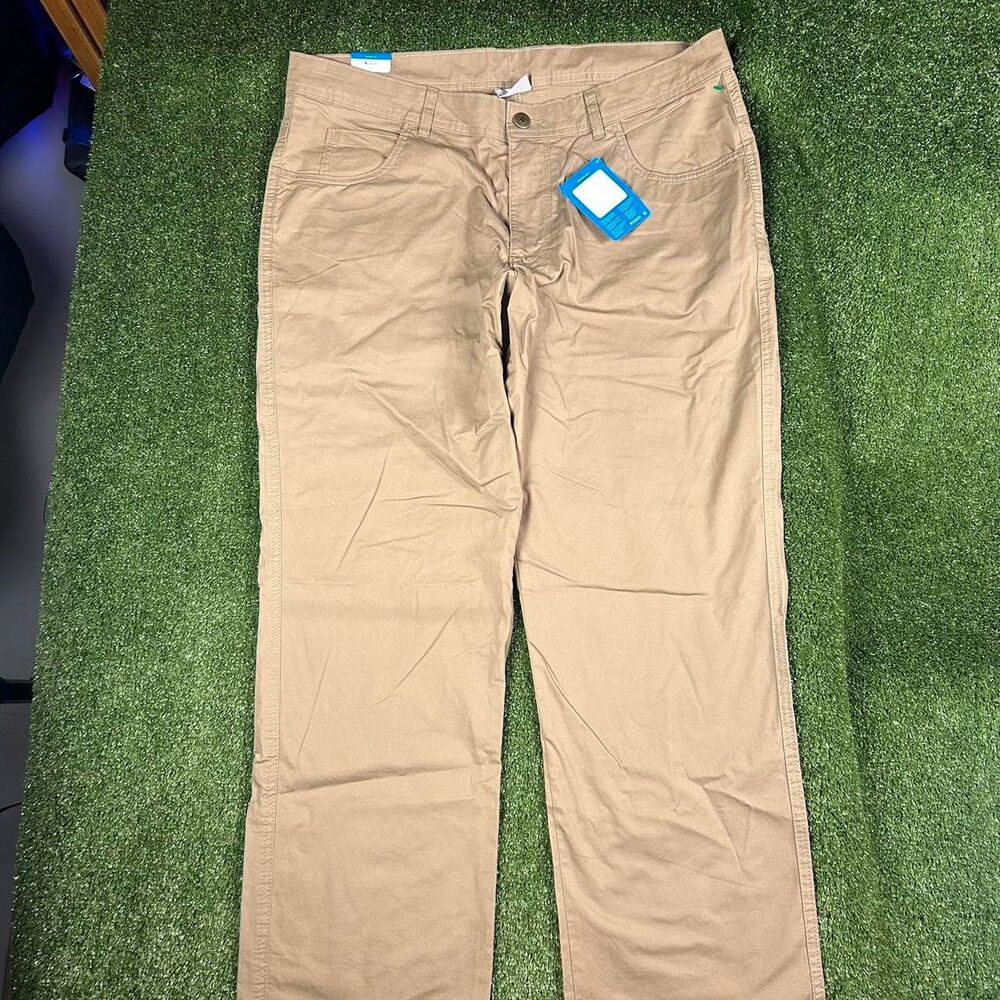 Columbia-sportswear Men's Tan and Khaki Trousers